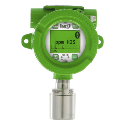 Monitor de Gas Fijo Industrial / Pantalla LCD Color 240x320 / Ethernet y Modbus TCP/RTU / -40°F a 140°F / Carcasa Aluminio, Poliéster y Acero Inoxidable