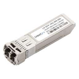 Transceptor Óptico SFP+ / Multimodo 850 nm / 10 Gbps / 10GBASE-SR / LC/UPC Dúplex / DDM / 550 m (1804.5 ft)