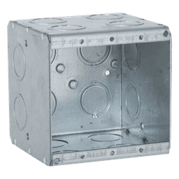 Caja Multigang / 2 Gangs / 3.5 in Profundidad / 16 Entradas 1/2-3/4 in / 45 in³ / UL Listed