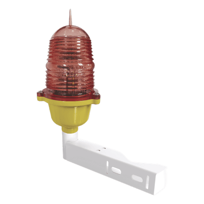 Luz de Obstrucción LED / Color Rojo / Luz Fija / 32 cd / IP66 / 75-220 Vca / 3W