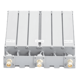 Duplexer UHF / 6 Cavidades / 470-490 MHz / 50 Watt / 5 MHz Separación / 80 dB Aislamiento / BNC Hembras