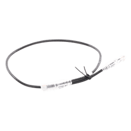 Cable de Parcheo Slim UTP / Cat6A / 0.5 m (1.64 ft) / 28 AWG / Negro