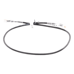 Cable de Parcheo Slim UTP / Cat6A / 0.5 m (1.64 ft) / 28 AWG / Negro