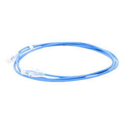 Cable de Parcheo Slim UTP Cat6A / 2 m (6.56 ft) / 28 AWG / Azul / RJ45
