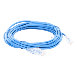 Cable de Parcheo Slim UTP Cat6A / 3 m (9.84 ft) / 28 AWG / Azul