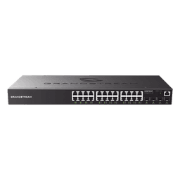 Switch PoE+ Administrable / 24 Puertos Gigabit / 4 SFP Uplink / 360W PoE Total / 56 Gbps Switching / Cloud Gratuito / Rack 19"