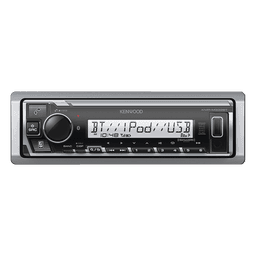 Estéreo Marino / Bluetooth / Ecualizador 13 Bandas DTA / Iluminación 12 Colores / 3 Salidas Preamplificadas 4.0V / USB Frontal + Aux 3.5mm