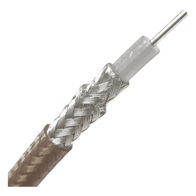 Cable Coaxial / RG-142 / Doble Malla / 50 Ohms / 305m (1000 Pies) / UV Resistente