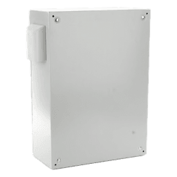 Gabinete de Acero para Exterior / IP55 / IK10 / 600 x 800 x 300 mm (23.6 x 31.5 x 11.8 in) / Ventilación con Filtro / Placa Trasera Galvanizada
