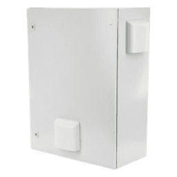 Gabinete de Acero para Exterior / IP55 / IK10 / 600 x 800 x 300 mm (23.6 x 31.5 x 11.8 in) / Ventilación con Filtro / Placa Trasera Galvanizada