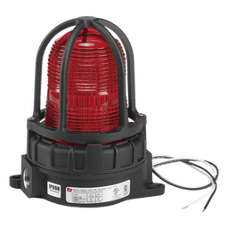 Luz LED Advertencia Industrial / Rojo / 120-240 VCA / IP66 Tipo 4X / Superficie o Tubo / 50,000 h