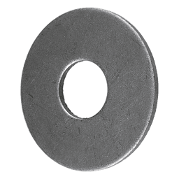 Arandela Plana Galvanizada / 3/8" / Acero al Carbón Grado 2 / 150 Piezas / Diámetro Interno 11.3 mm / Diámetro Externo 25.4 mm