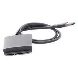Adaptador USB 3.0 a SATA III / 5 Gbps / UASP y TRIM / HDD y SSD 2.5" y 3.5" / Hasta 12 TB / Cable 50 cm