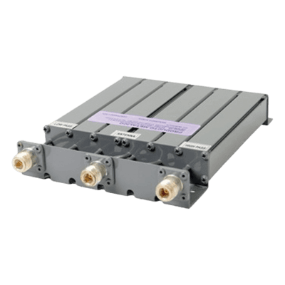 Duplexer / 6 Cavidades / UHF 440-470 MHz / 50 W / 5 MHz Separación / 80 dB Aislamiento / Conectores N Hembra