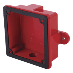 Caja de Montaje / 24VDC / 100mA / 96dB@10ft / UL-464 NFPA72 / Interior-Exterior / 4.25x4.25x1.5in