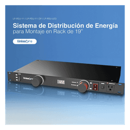 PDU para Rack / 11 Salidas NEMA 5-15R / 120 Vca / 15 A / 1U / 19 in / Cable 1.80 m / Protección contra Sobretensiones