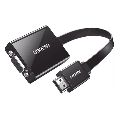 Adaptador HDMI a VGA / 1080P@60Hz / Audio 3.5mm / Alimentación Micro USB / Cable 0.82 ft / Plug & Play