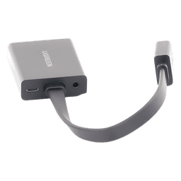 Adaptador HDMI a VGA / 1080P@60Hz / Audio 3.5mm / Alimentación Micro USB / Cable 0.82 ft / Plug & Play