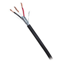 Cable para Alarma / 3 Conductores 18 AWG / Blindado / Antiflama / 305 m (1000 ft) / Negro