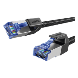 Cable Ethernet Cat8 / F/FTP / 40 Gbps / 2000 MHz / 2 m (6.56 ft) / Nylon Trenzado