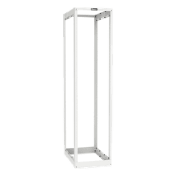 Rack de Cuatro Postes / 45 Unidades de Rack / Profundidad Ajustable 584.2 a 1066.8 mm (23 a 42 in) / Carga Estática 907.2 kg (2000 lbs) / Rieles Roscados #12-24 / Color Blanco
