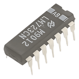 Circuito Regulador de Tensión / Entrada 3 a 40 V / Limitación de Corriente 150 mA / Control Remoto / Protección contra Sobrecargas y Cortocircuitos