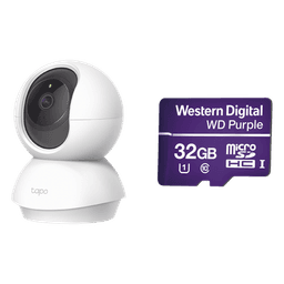 Cámara IP Wi-Fi / 2 Megapixel / Audio Bidireccional / Detección de Movimiento / Micro SD 32 GB / 2.4 GHz