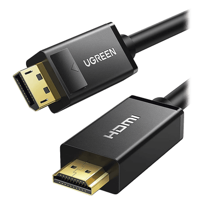 Cable Adaptador DisplayPort a HDMI / 4K UHD 30 Hz / Audio 7.1 / 1.50 m (4.92 ft) / Conector con Liberación / Unidireccional