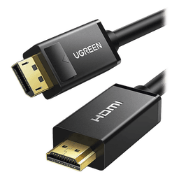 Cable Adaptador DisplayPort a HDMI / 4K UHD 30 Hz / Audio 7.1 / 1.50 m (4.92 ft) / Conector con Liberación / Unidireccional