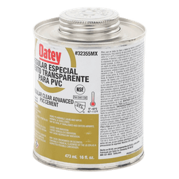 Pegamento / Cemento Claro / 473 ml / Tubo Conduit PVC Pesado / Baja Emisión VOC / Curación Rápida