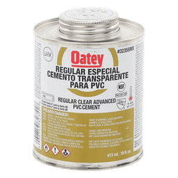 Pegamento / Cemento Claro / 473 ml / Tubo Conduit PVC Pesado / Baja Emisión VOC / Curación Rápida