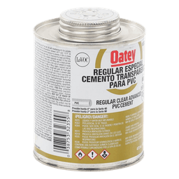 Pegamento / Cemento Claro / 473 ml / Tubo Conduit PVC Pesado / Baja Emisión VOC / Curación Rápida