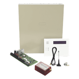 Panel de Alarma Híbrido / 48 Zonas / Comunicador Celular 3G/4G / Teclado 6160RF con Receptor Inalámbrico / 3 Particiones / Alcance Inalámbrico 1 km (3280.8 ft)