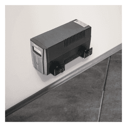 Kit de Ménsulas para Backup / 120 x 120 mm (4.7 x 4.7 in) / Soporte 100 mm (3.9 in) / Montaje en Pared / Metal Negro