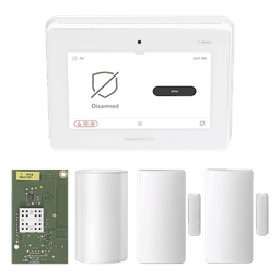 Kit de Panel de Alarma / Pantalla Táctil 7 Pulgadas / Tecnología Inalámbrica SIX / Cifrado AES-128 / Sensor PIR / 2 Contactos Magnéticos / Respaldo de Batería