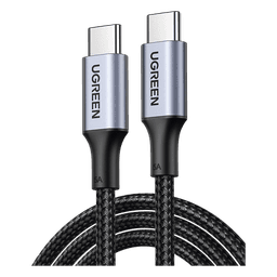 Cable USB-C a USB-C / Carga Rápida 100W / Transferencia 480 Mbps / Nylon Trenzado / 1 m (3.3 ft) / PD3.0 y QC4.0