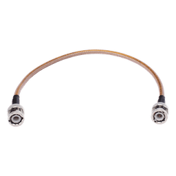 Jumper Coaxial / 30.5 cm (1 pie) / Cable LP142 / BNC Macho a BNC Macho / 50 Ω