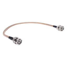 Jumper Coaxial / 30.5 cm (1 pie) / Cable LP142 / BNC Macho a BNC Macho / 50 Ω