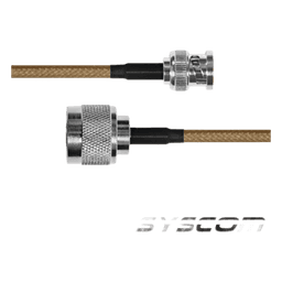 Jumper Coaxial / BNC Macho a N Macho / Cable LP142 / 60 cm (1.97 ft)