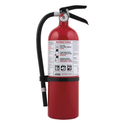 Extintor desechable / Garage-Workshop / Polvo químico ABC / 5.5 lb / UL 3-A,40-B:C / Cilindro blanco / Paquete 4