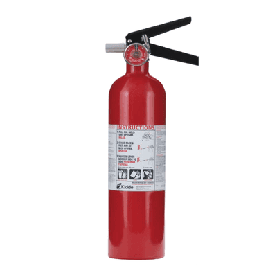 Extintor recargable / polvo químico seco multipropósito / UL 1-A,10-B:C / 2.6 lb / soporte de pared / paquete de 6