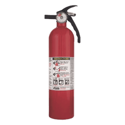 Extintor desechable / polvo químico seco multipropósito / UL 1-A,10-B:C / 2.6 lb / soporte metálico incluido / paquete de 6