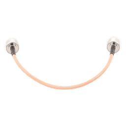 Jumper Coaxial / 30 cm (11.81 pulgadas) / Conectores N Macho a N Macho / Cable RG142 / Entornos Industriales