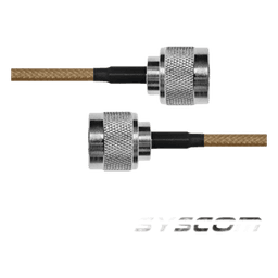 Jumper Coaxial / 60 cm (1.97 ft) / Conectores N Macho / Cable RG142