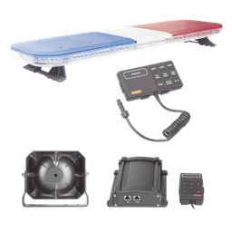 Kit de Señalización LED / 88 Luces Ultra Brillantes / Barra 118 cm (46.5 in) / IP65 / Sirena 100W / 13 Patrones Programables