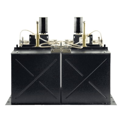 Combinador de 4 Canales UHF / 380-400 MHz / 100 kHz Separación / Rack 19" / 5.4 m (17.6 ft) Profundidad / N Hembras