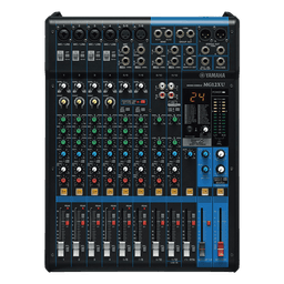 Mezcladora de Audio / 12 Canales / 6 Entradas Micrófono-Línea / 2 Entradas Estéreo / Efectos SPX 24 Presets / USB Integrado