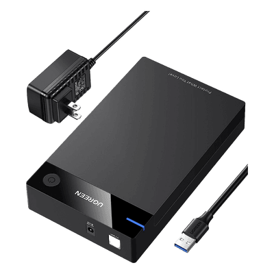 Enclosure para Disco Duro / USB 3.0 con UASP / SATA I/II/III / 3.5" y 2.5" / Hasta 16 TB / Sin Herramientas / Cable 1 m (3.3 ft)