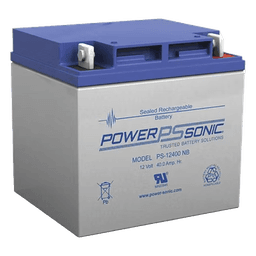 Batería de Respaldo AGM/VRLA / 12V / 40AH / Terminales NB4 / Vida Útil 5 Años / Caja ABS Resistente a Impactos