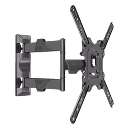 Soporte de Pared Articulado / Pantallas 32" a 55" / VESA 100x100 a 400x400 mm / Carga 27.2 kg (60 lbs) / Extensión 5 a 40 cm / Giro 180° / Inclinación +8° a -5°